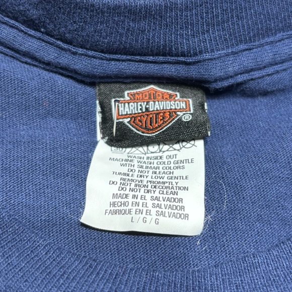 Harley Davidson Shirt Mens Large Crew Tee Nashville Music City USA Motorcycles - Picture 4 of 5